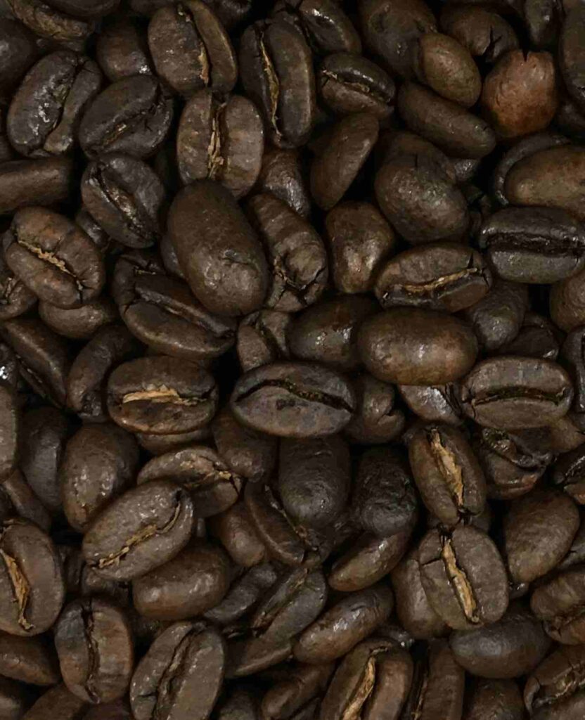 Roasted (torrefied) coffee beans
